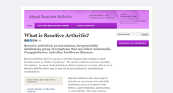 Desktop Screenshot of about-reactive-arthritis.com