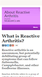 Mobile Screenshot of about-reactive-arthritis.com